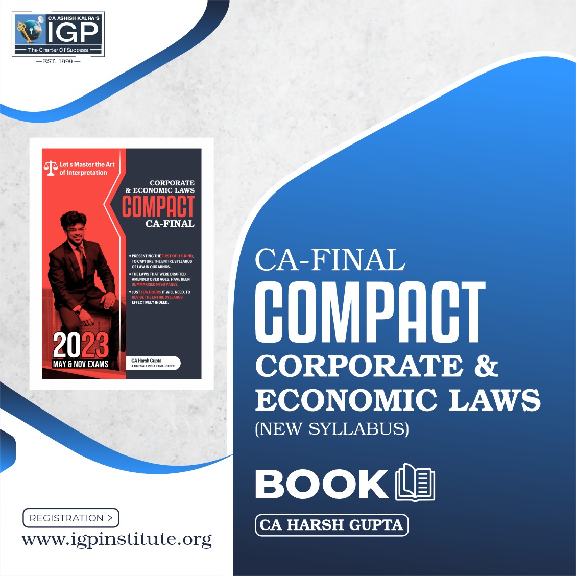 CA Final Law Compact Book New Course May & Nov 2023 -CA-Final-Law- CA Harsh Gupta
